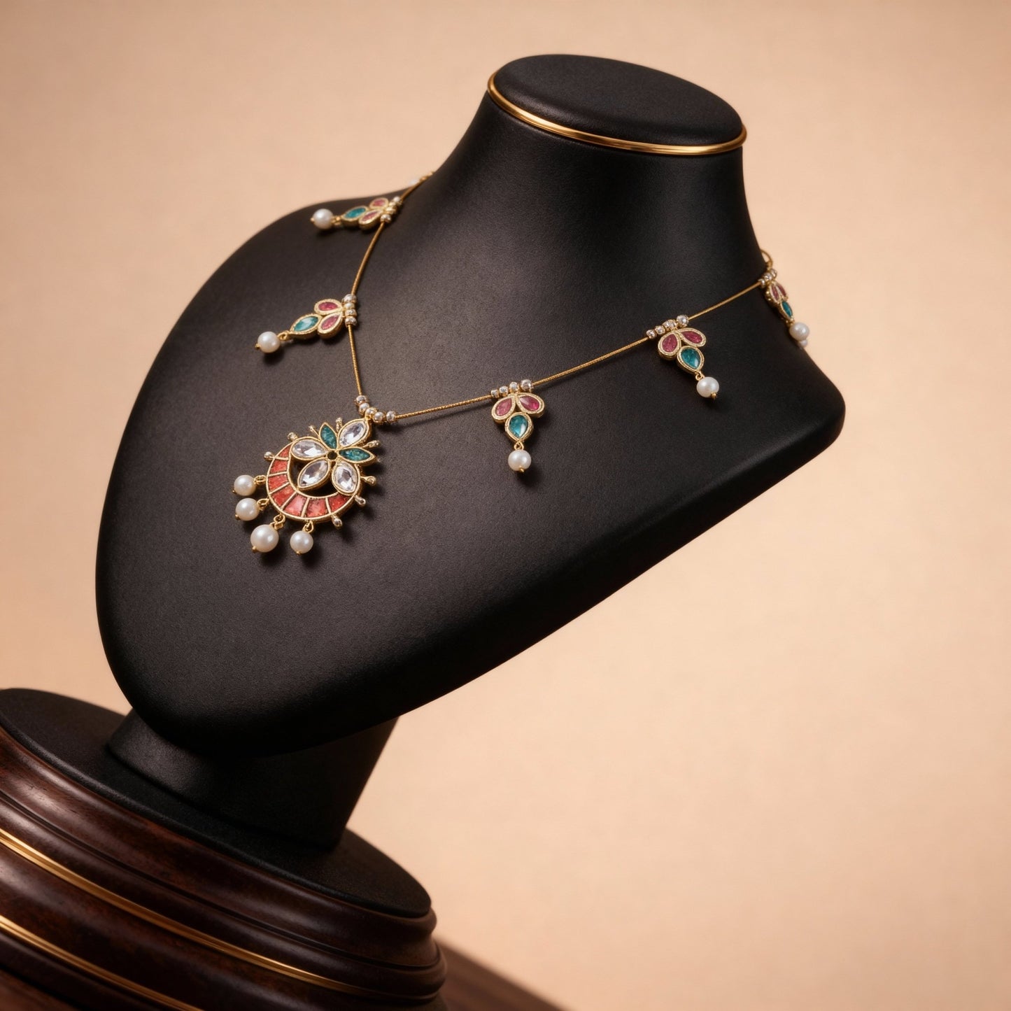 Delicate Minimal Pendant Necklace - Tara Dhara