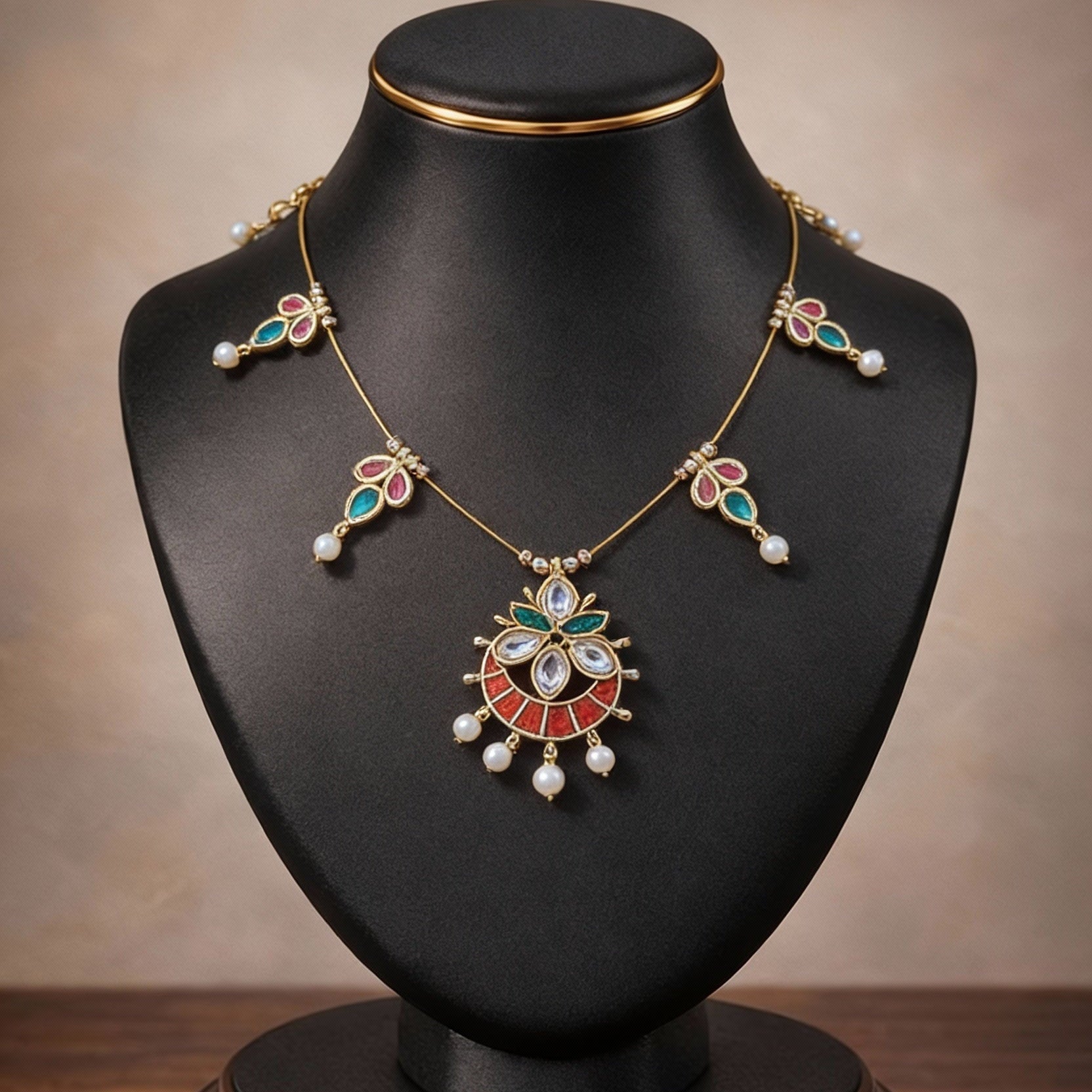 Delicate Minimal Pendant Necklace - Tara Dhara